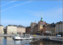 Морской порт города Стокгольм
